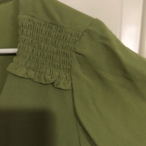 NWT Michael Kors tie front blouse - Picture 4 of 7